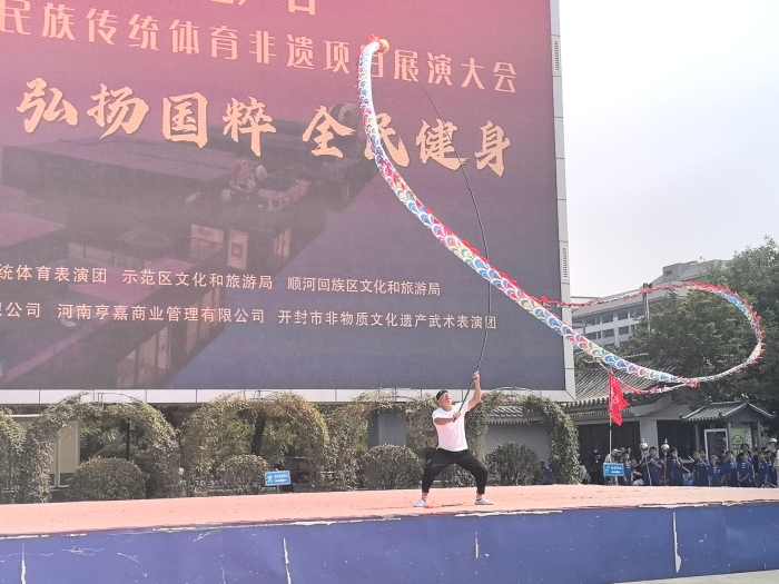 体育非遗项目展示：传统武术显魅力